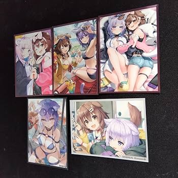 Amazon.co.jp: スリーブ おかころ 猫又おかゆ 戌神ころね 5種類1